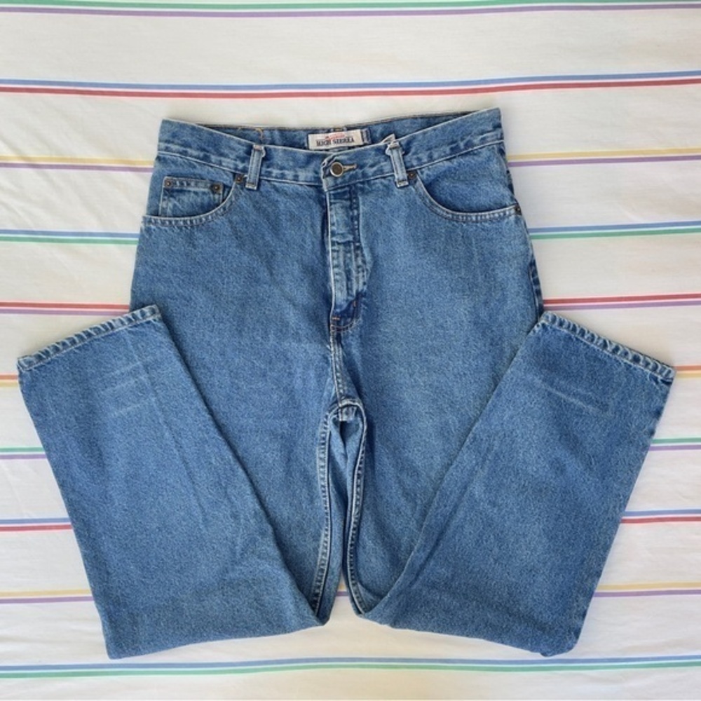 Vintage High Sierra‎ Authentic Dungarees Mom Jeans. Size 14 Short 100% Cotton